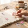 150 Transparent Scrapbook Stickers - Faded Poppy view 4