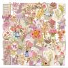 Radiella 100 Pcs Gold Floral Sticker Set view 1