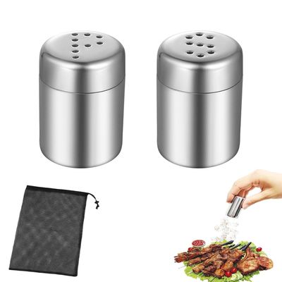 UYRVAPE Mini Salt Shakers for Travel, 2-Pack