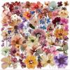 Radiella 100 Pcs Vintage Flower Stickers Set view 1