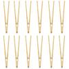 12-Piece Bamboo Grill Tongs Set, 18cm view 1