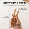 12-Piece Bamboo Grill Tongs Set, 18cm view 2