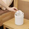 Generic Mini Desktop Trash Can with Swing Lid, Colorful, Small view 2