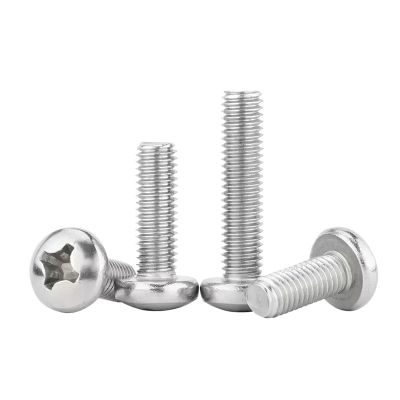 LPANBTGU GB818 304 Stainless Steel Phillips Pan Head Machine Screw, 14 mm, M2.5