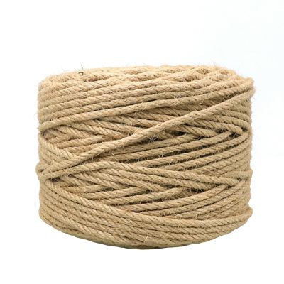 NCPSAKD Natural Jute Rope [328 ft] – Durable Braided Rope for DIY Crafts, Gardening, Cat Trees, Gift Wrapping, Farmhouse Décor, 8 mm Diameter