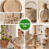 NCPSAKD Natural Jute Rope [328 ft] – Durable Braided Rope for DIY Crafts, Gardening, Cat Trees, Gift Wrapping, Farmhouse Décor, 8 mm Diameter view 4