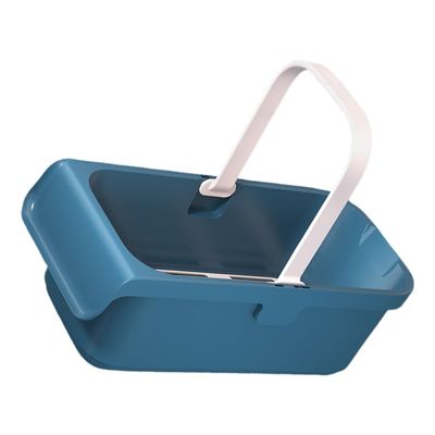 WRITWAA High-Capacity Plastic Cleaning Bucket with Handle for Flat Mops