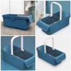 WRITWAA High-Capacity Plastic Cleaning Bucket with Handle for Flat Mops view 3