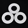5-Pack PTFE Flat Gaskets, 130 mm OD × 110 mm ID × 2 mm Thick, White view 3