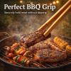 6-Piece Bamboo Tongs Set view 4