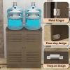 Radiator Cover with 2 Doors, Walnut Grain, 70 x 70 x 20 cm view 3