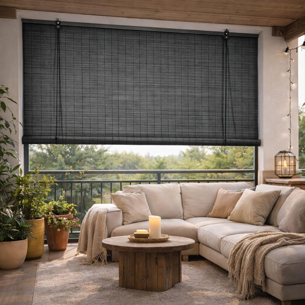Bamboo Roller Blind for Windows and Terraces