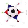 TOYANDONA Plush Soccer Fan Hat with 6 Panels, Foldable Costume Hat view 2