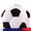 TOYANDONA Plush Soccer Fan Hat with 6 Panels, Foldable Costume Hat view 3