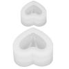 Alomejor Heart-Shaped 3D Mirror Mold for Aromatherapy Soap Making view 3