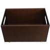 VALICLUD Rolling Storage Box with Handles, Large Book Basket view 1