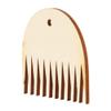 Alomejor 7.5 x 7 x 0.3 cm Wooden Weaving Comb view 4