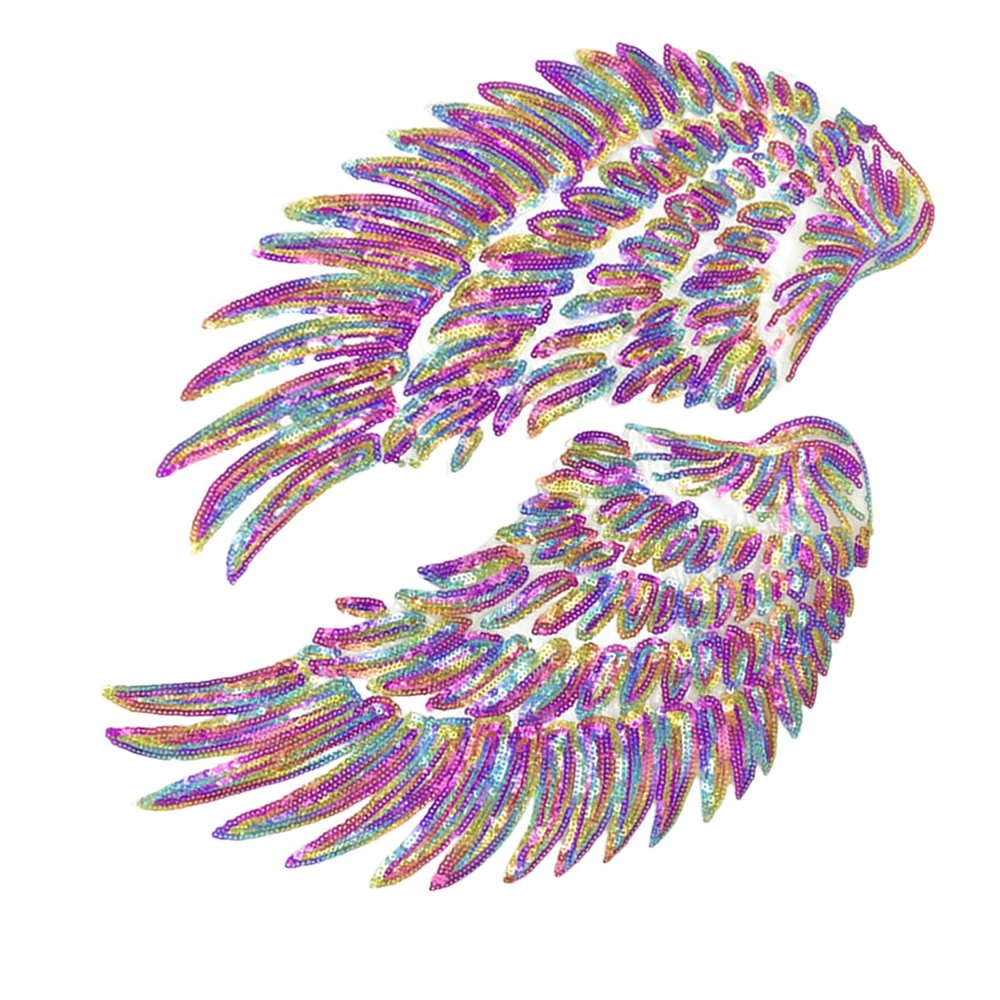 Iron-On Wing Patch for Repair & Decoration