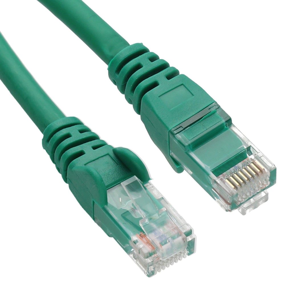 kenable CAT6 Ethernet Network Cable RJ45 UTP LSZH Patch Cable, Green, 1.5 m