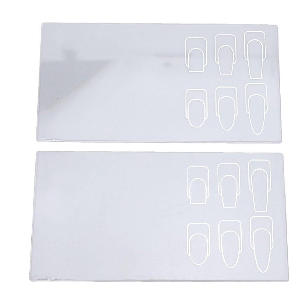 ZASCHMOY Nail Art Mixing Palette - 2 Pack