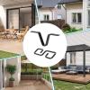 Generic Rain Chain Clip for Gutters, V-Shaped Metal Hanging Hook view 4