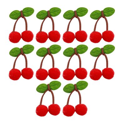 Hangsu 10 Pack Plush Fruit Pompons