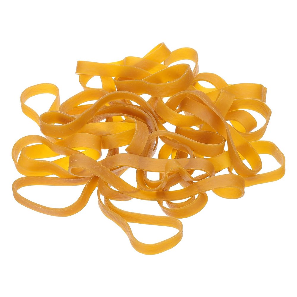 QUARKZMAN 88-Piece Yellow Rubber Bands, 16 x 1 cm