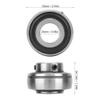 TOPINCN Precision Steel-Insert Bearing for Machine Performance, Lubrication, and Shaft Support, 2-Pack, 25 x 52 x 34.1 mm (UC205) view 2