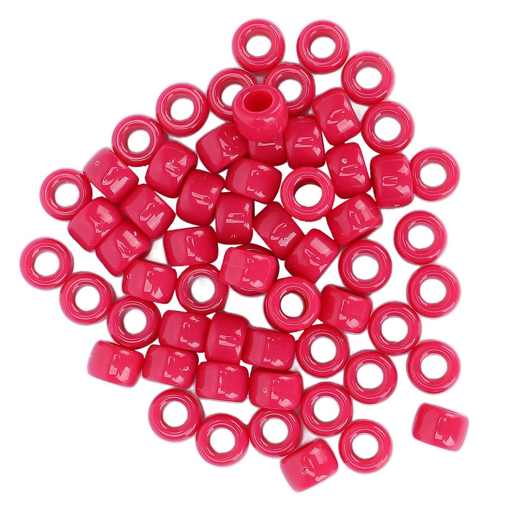100 Plastic Beads for DIY Jewelry Making