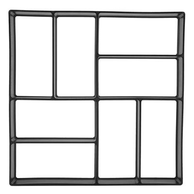 Jiawu Concrete Stepping Stone Mold, Reusable Geometric Plastic Paving Mold
