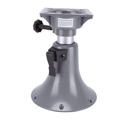 Cocoarm Adjustable Aluminum Boat Seat Pedestal, 13.2–17.1 in, Swivel Base