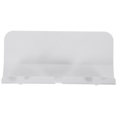 KALLORY Self-Adhesive Wall-Mounted Phone Holder with Hooks