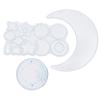 Durable, Reusable Silicone Resin Molds for Pendants, Creative Crafts, Transparent view 1