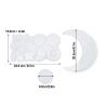 Durable, Reusable Silicone Resin Molds for Pendants, Creative Crafts, Transparent view 3