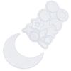 Durable, Reusable Silicone Resin Molds for Pendants, Creative Crafts, Transparent view 4