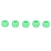 100 Pcs Plastic Beads for DIY, Crafting, Beard Spacers, Jewelry Making Set (Green) view 2