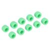 100 Pcs Plastic Beads for DIY, Crafting, Beard Spacers, Jewelry Making Set (Green) view 4