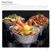 minkissy 4-Pack 3,000 mL Food-Grade Aluminum Foil Cooking Trays with Lids view 3