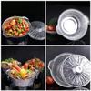 minkissy 4-Pack 3,000 mL Food-Grade Aluminum Foil Cooking Trays with Lids view 4