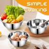 AKONE 304 Stainless Steel Mixing Bowls Set of 5 view 3