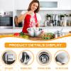 AKONE 304 Stainless Steel Mixing Bowls Set of 5 view 4