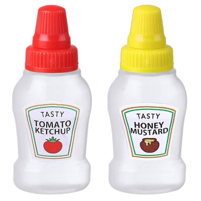 Mini Condiment Squeeze Bottles