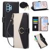 FERLAN Wallet Flip Case for Samsung Galaxy A13 4G/5G with Strap, Card Slots and Stand - Black view 1