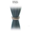 VBNEXYR Curtain Tiebacks, 2-Pack, Thick Braided, 77 cm, Drill-Free, Beige view 4