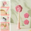 Cup Cleaner Brush - 3-in-1 Suction Cup Flower Brush view 4