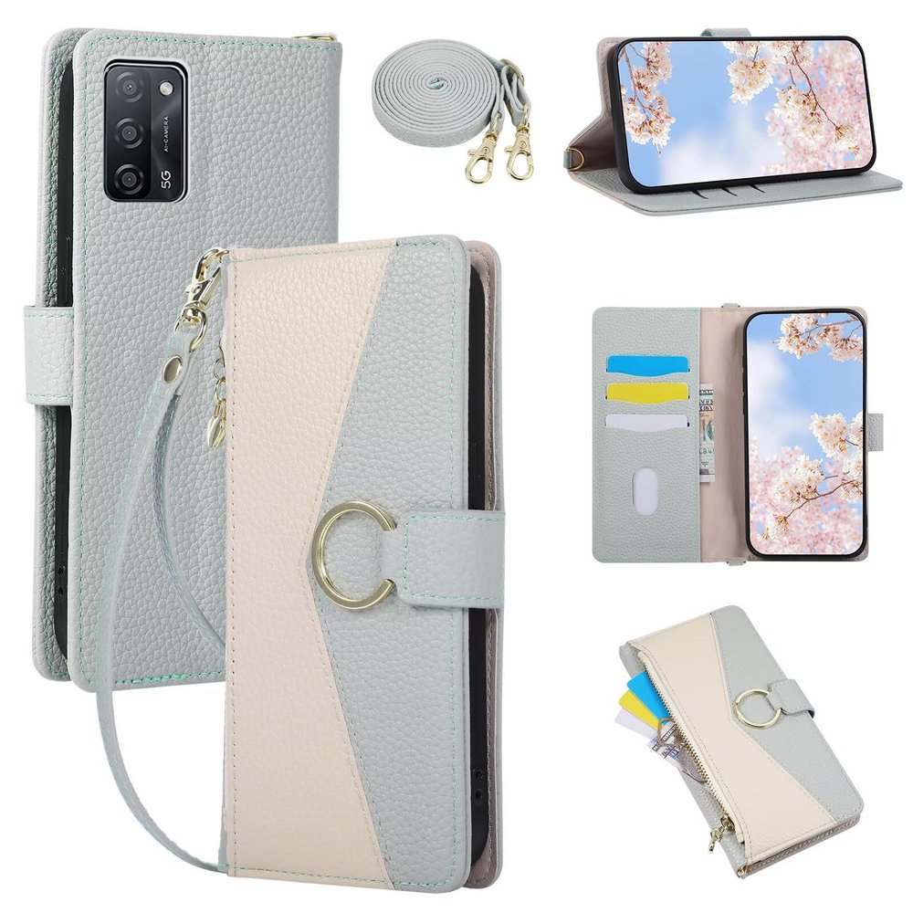 FERLAN Wallet Case for Oppo A53 2020/A32/A53S, Blue