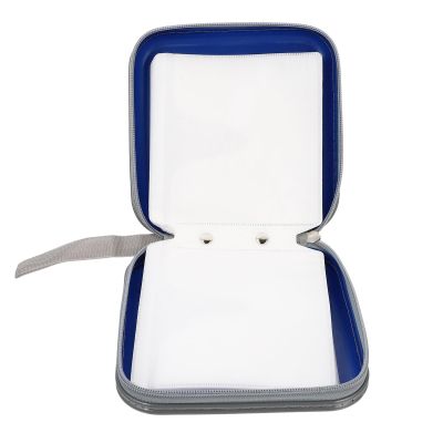 minkissy 40-Disc CD and DVD Storage Case, Portable Nonwoven Organizer for Car and Home