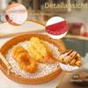 YFTRFR 60-Piece Recyclable Paper Lace Doilies, Round Disposable Table Mats, 3 Colors view 3