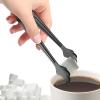 Small Ice Tongs | Multifunctional Stainless Steel Tongs for Sugar Cubes & Jellies, 4-Pack view 2