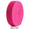 Elastic Nylon Bands, 2 cm x 5 m, for Sewing Clothing and Pants (Rose Red) view 2